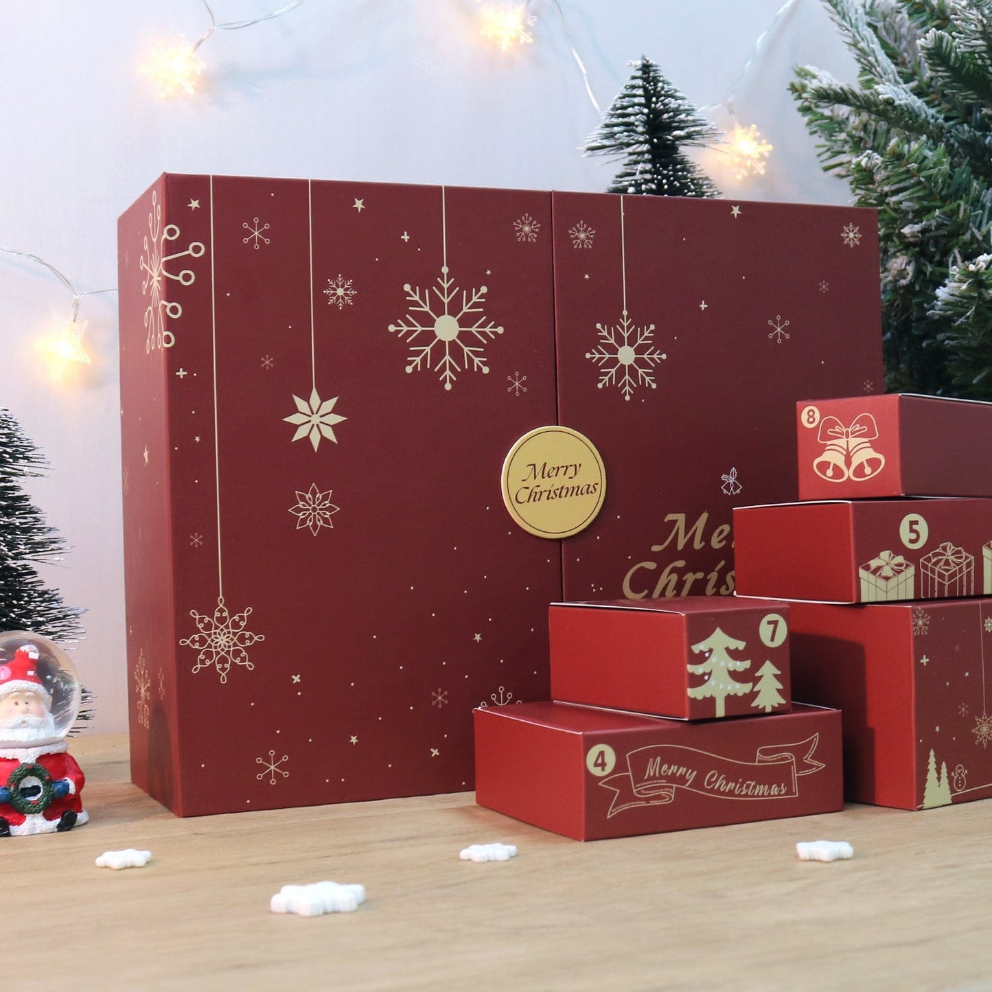 DIYArtCool Christmas Surprise Gift Box 🎄  – Paint by Numbers Edition B