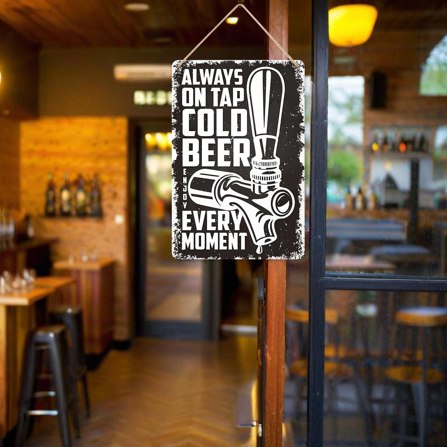 DIYArtCool™ Metal Bar/Posters Art Paint By Numbers- Cold Beer On Tap #07 (20x30cm /7.8"x11.8"）