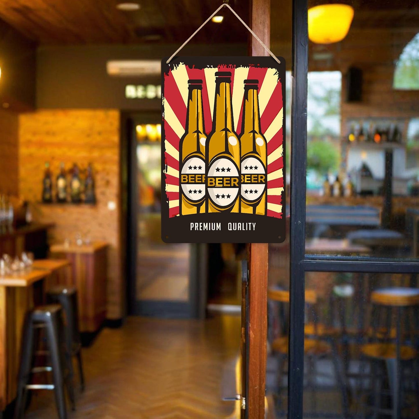 DIYArtCool™ Metal Bar/Posters Art Paint By Numbers- Premium Beer Trio #2 (20x30cm /7.8"x11.8"）