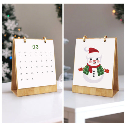 2026 Desk Calendar Series –  Christmas elements /Paint by Numbers(18.2cm x 22.5cm)