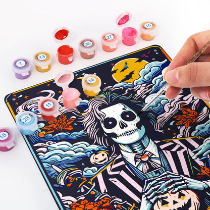 DIYArtCool™ Metal Bar/Posters Art Paint By Numbers- The Trickster #32 (20x30cm /7.8"x11.8"）