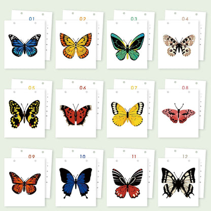 2026 Desk Calendar Series – Butterflies /Paint by Numbers(18.2cm x 22.5cm)