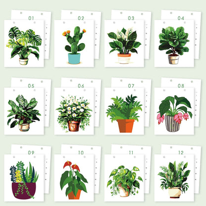 2026 Desk Calendar Series –  Plants /Paint by Numbers(18.2cm x 22.5cm)