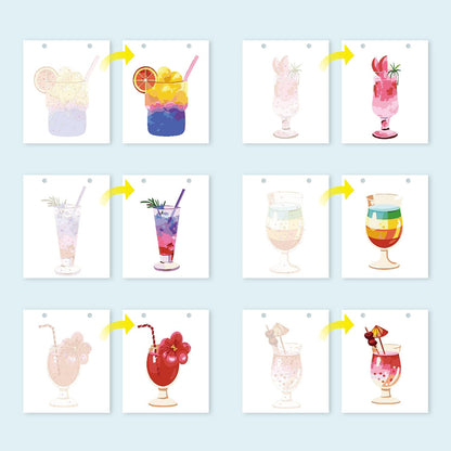 2026 Desk Calendar Series –  Drinks /Paint by Numbers(18.2cm x 22.5cm)