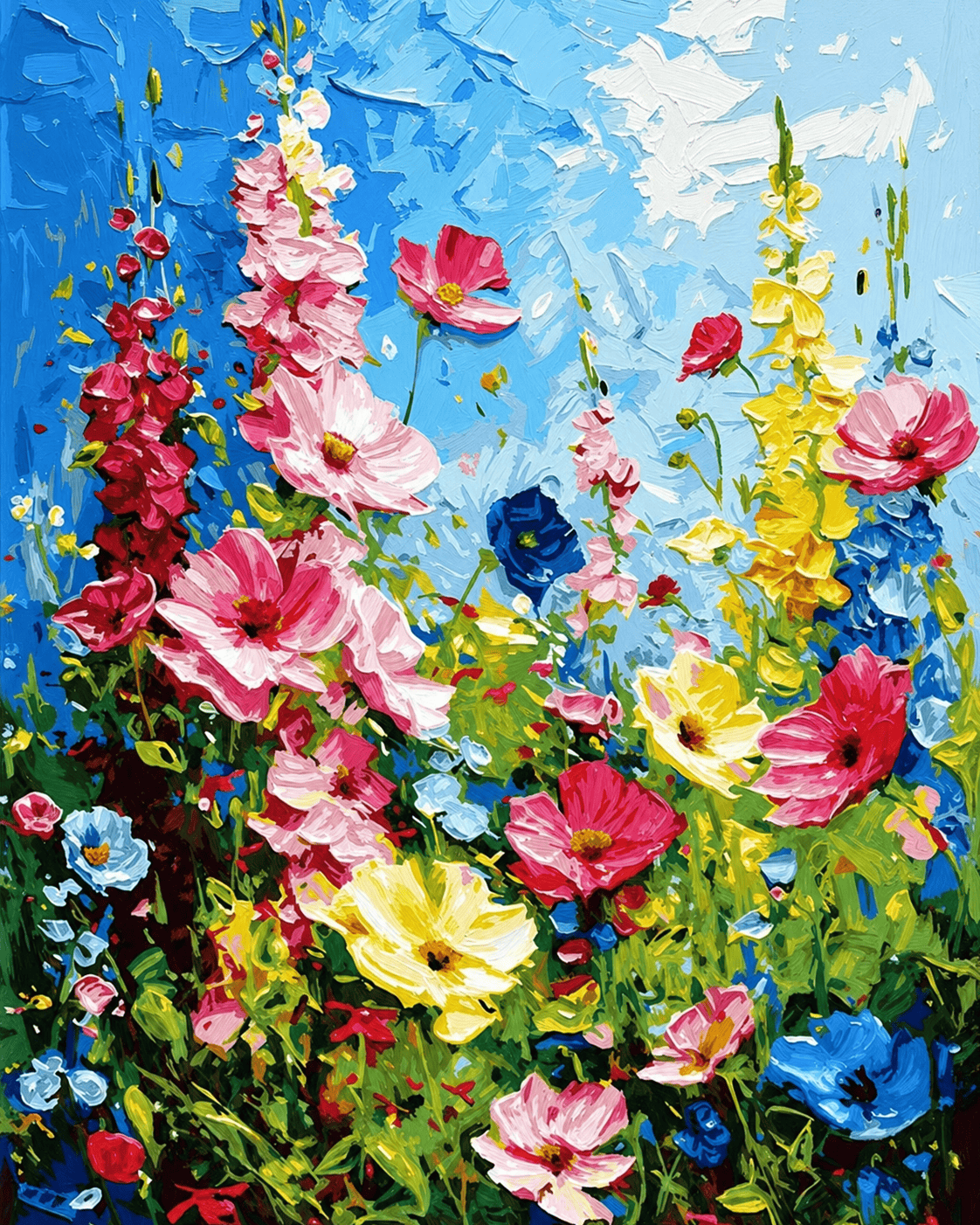 DIYArtCool™ Paint By Numbers Collection(16"x20") - Wildflower Bliss