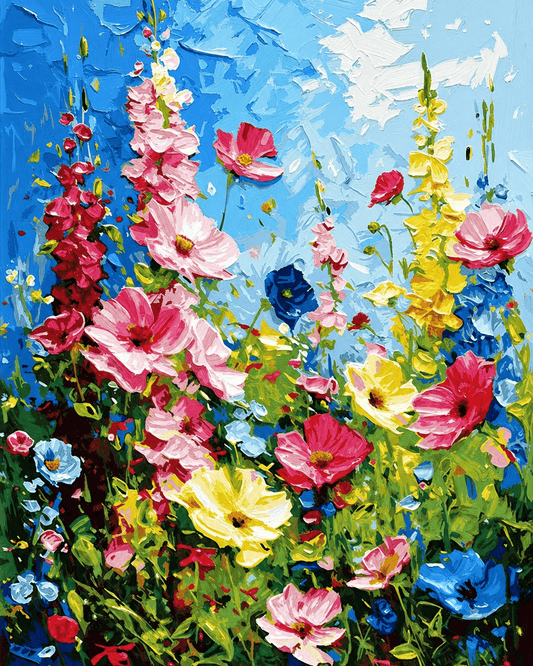 DIYArtCool™ Paint By Numbers Collection(16"x20") - Wildflower Bliss