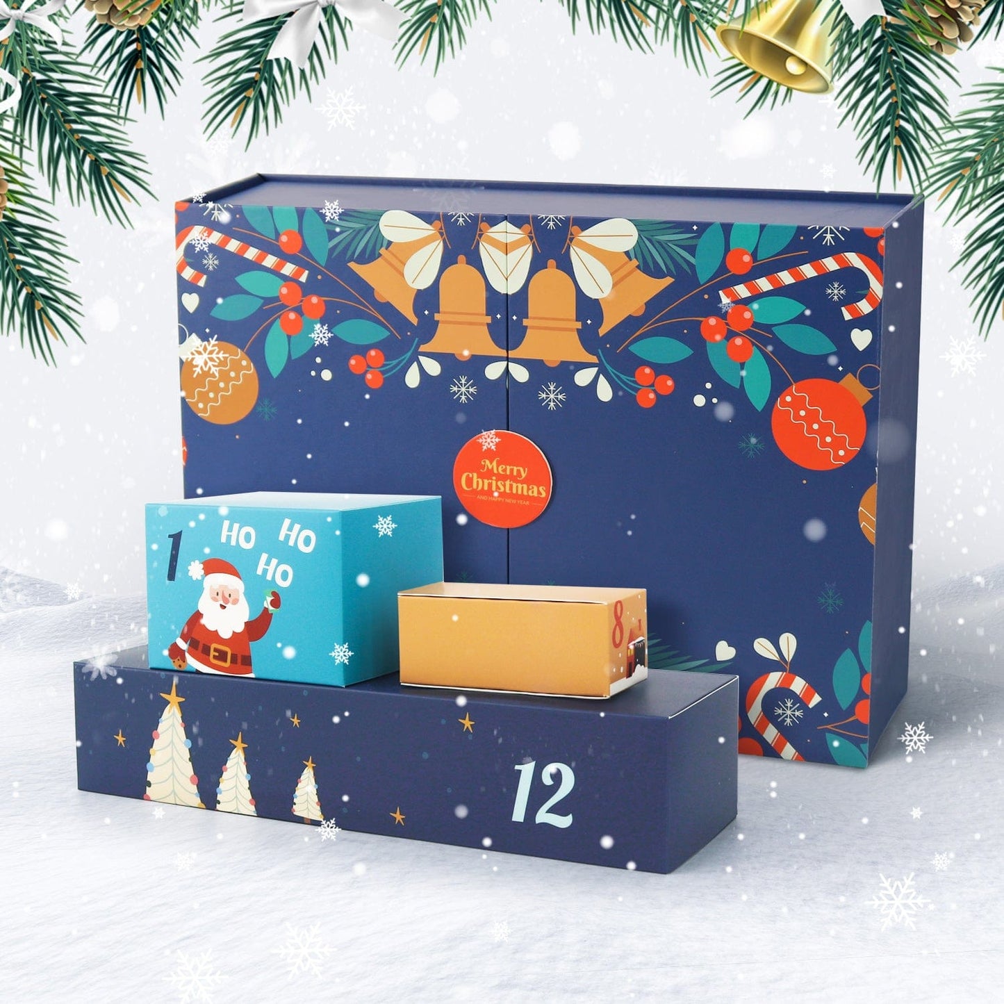 DIYArtCool Christmas Surprise Gift Box 🎄  – Paint by Numbers Edition C