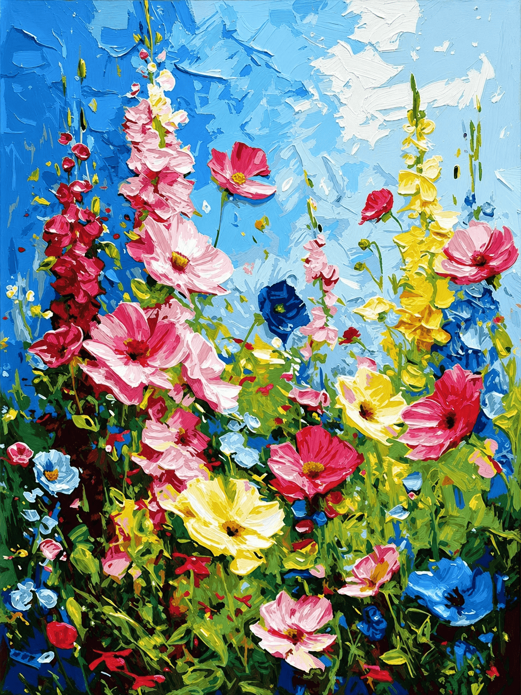 DIYArtCool™ Paint By Numbers Collection(16"x20") - Wildflower Bliss