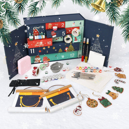 DIYArtCool Christmas Surprise Gift Box 🎄  – Paint by Numbers Edition A
