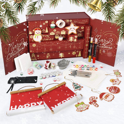 DIYArtCool Christmas Surprise Gift Box 🎄  – Paint by Numbers Edition B