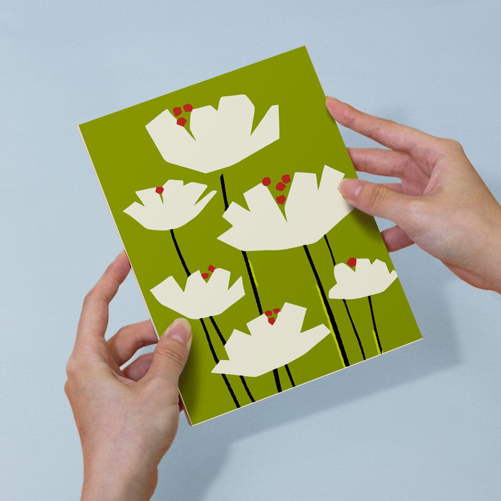 6 Mini Paintings – Abstract Florals (5.9” x 7.9” / 15 x 20 cm)