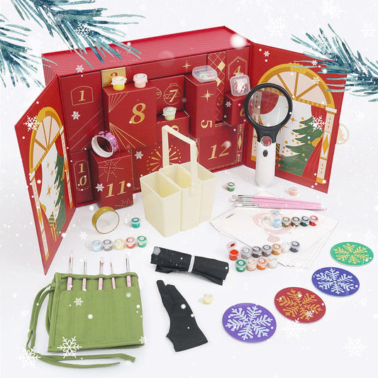 DIYArtCool Christmas Gift Box Kit – Paint by Numbers/Diamond Painting