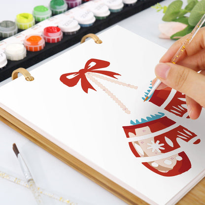 2026 Desk Calendar Series –  Christmas theme /Paint by Numbers(18.2cm x 22.5cm)