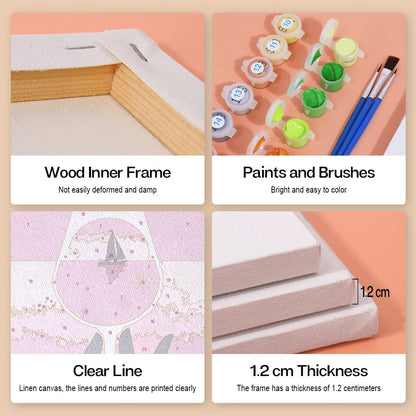 6 Mini Paintings – Pink Hour Paintings (5.9” x 7.9” / 15 x 20 cm)