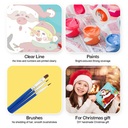 "Christmas card-6Pcs" Series by DIYArtCool #04 | Paint by Numbers(25.8cm*18cm)