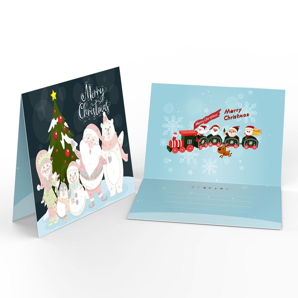 "Christmas card-6Pcs" Series by DIYArtCool #01 | Paint by Numbers(25.8cm*18cm)
