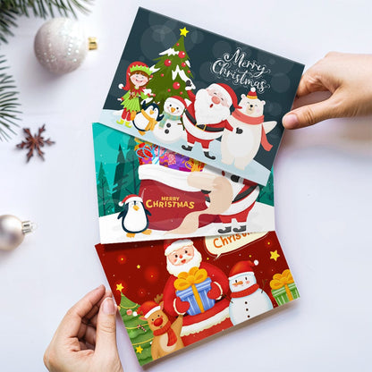 "Christmas card-6Pcs" Series by DIYArtCool #01 | Paint by Numbers(25.8cm*18cm)
