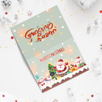 "Christmas card-6Pcs" Series by DIYArtCool #05 | Paint by Numbers(25.8cm*18cm)