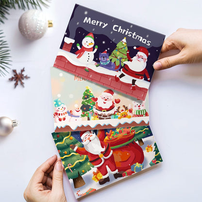 "Christmas card-6Pcs" Series by DIYArtCool #05 | Paint by Numbers(25.8cm*18cm)