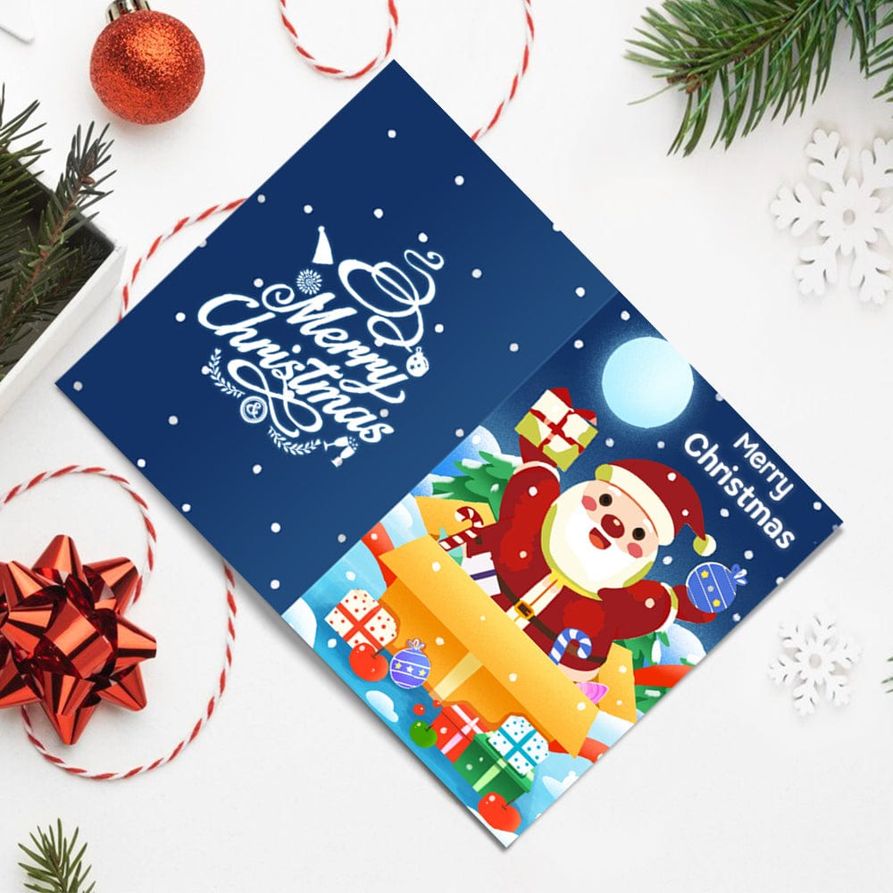 "Christmas card-6Pcs" Series by DIYArtCool #02 | Paint by Numbers(25.8cm*18cm)