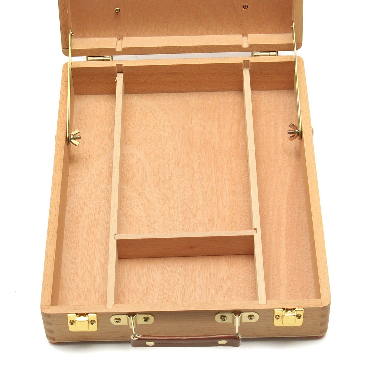 Wooden Desktop Easel & Storage Case