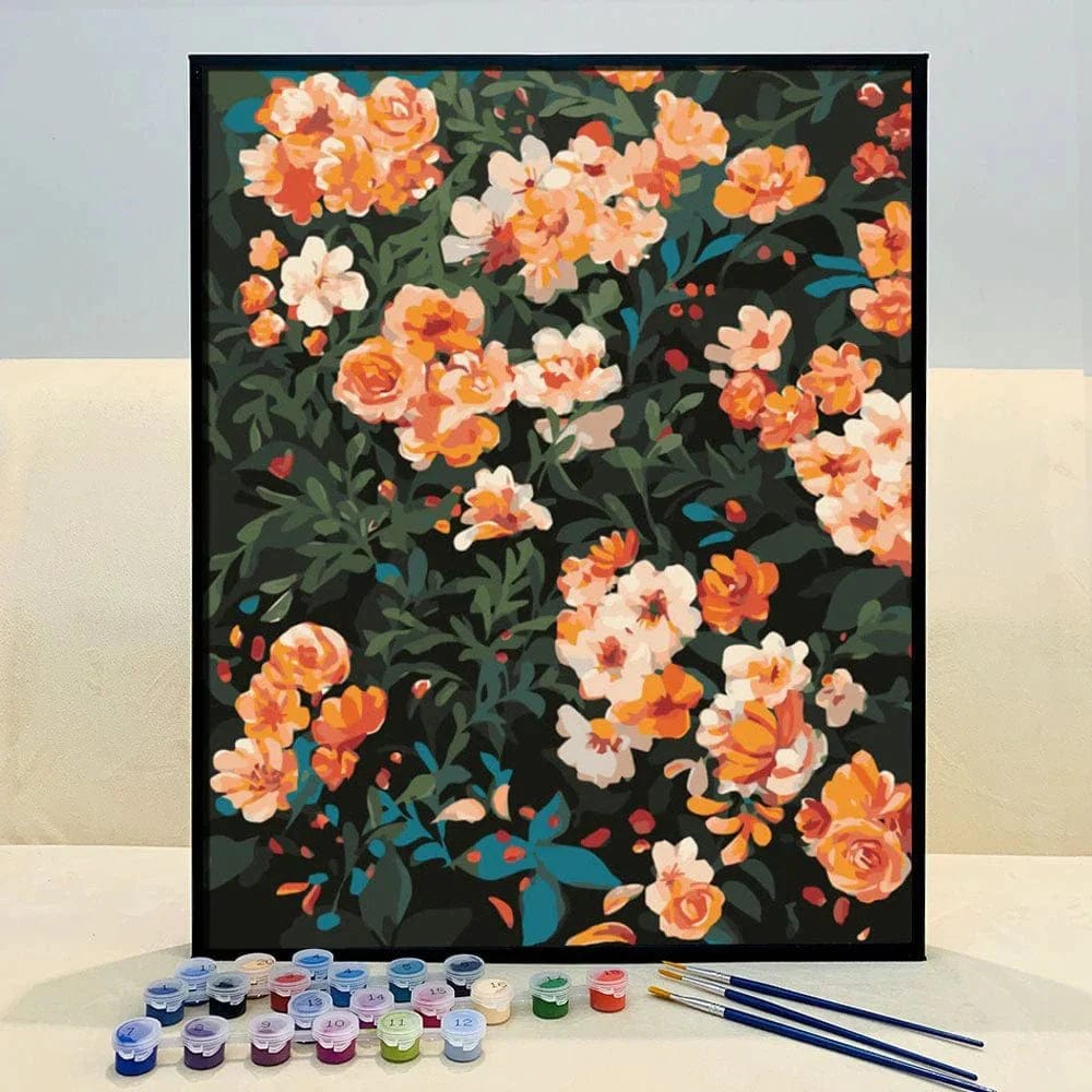 ArtVibe™ Blossom Your Creativity - DIY Paint By Numbers 'Roses Bouquet' Kit - ArtVibe Paint by Numbers