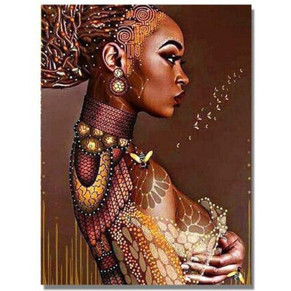 ArtVibe™ DIY Painting By Numbers - African Woman(16"x20" / 40x50cm) - ArtVibe Paint by Numbers