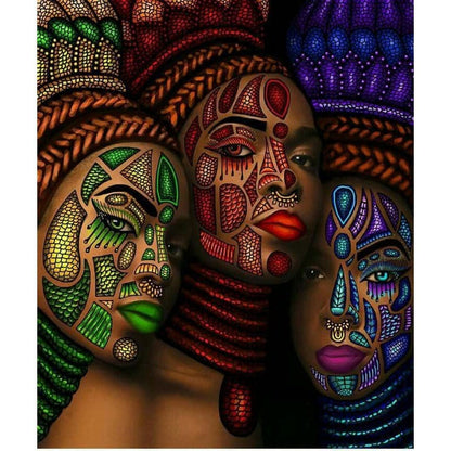 ArtVibe™ DIY Painting By Numbers - African Woman(16"x20" / 40x50cm) - ArtVibe Paint by Numbers