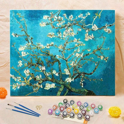 ArtVibe™ DIY Painting By Numbers - Almond blossom (16"x20" / 40x50cm) - ArtVibe Paint by Numbers