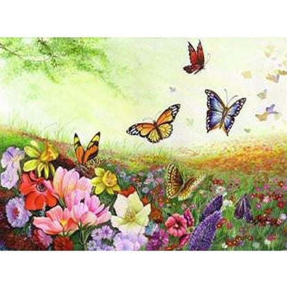 ArtVibe™ DIY Painting By Numbers - Butterflies (16"x20" / 40x50cm) - ArtVibe Paint by Numbers