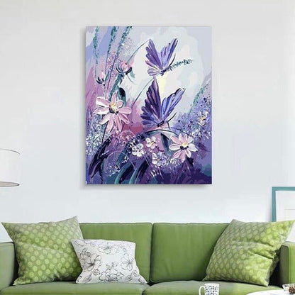 ArtVibe™ DIY Painting By Numbers - Butterflies (16"x20" / 40x50cm) - ArtVibe Paint by Numbers