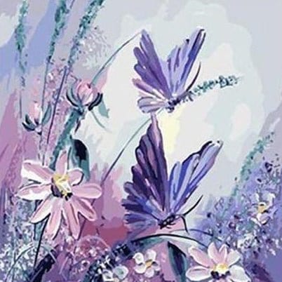 ArtVibe™ DIY Painting By Numbers - Butterflies (16"x20" / 40x50cm) - ArtVibe Paint by Numbers