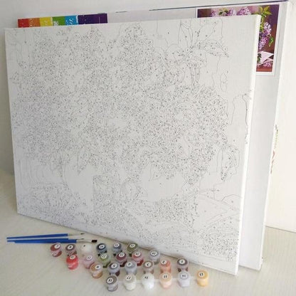 ArtVibe™ DIY Painting By Numbers -Colorful Dog (16"x20" / 40x50cm) - ArtVibe Paint by Numbers