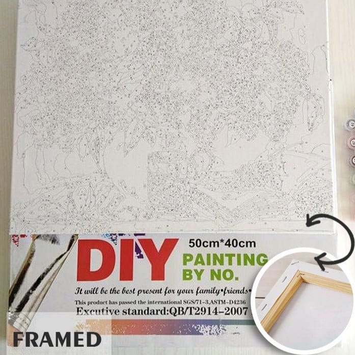 ArtVibe™ DIY Painting By Numbers - Colorful Owls (16"x20" / 40x50cm) - ArtVibe Paint by Numbers