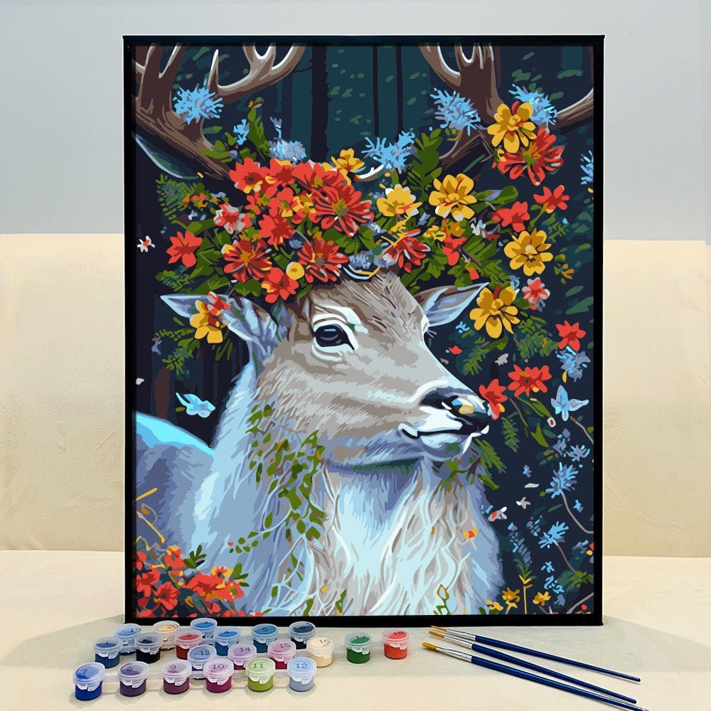 ArtVibe™ DIY Painting By Numbers - Romantic Flowers (16x20