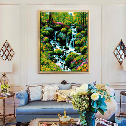 ArtVibe™ DIY Painting By Numbers (EXCLUSIVE) - Blissful Falls (16"x20) - ArtVibe Paint by Numbers