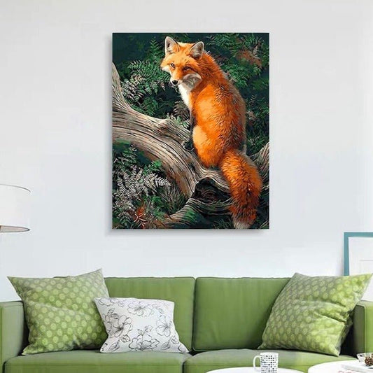 ArtVibe™ DIY Painting By Numbers - Fox (16"x20" / 40x50cm) - ArtVibe Paint by Numbers