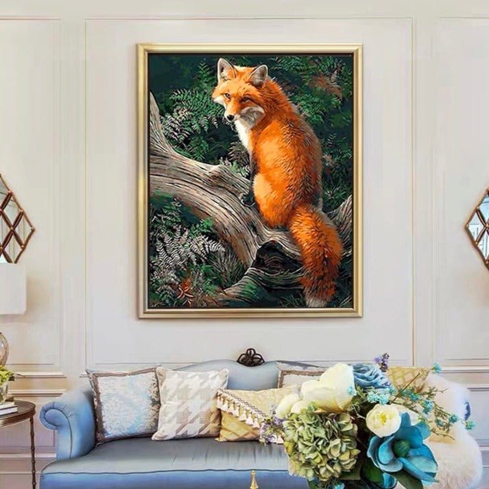 ArtVibe™ DIY Painting By Numbers - Fox (16"x20" / 40x50cm) - ArtVibe Paint by Numbers