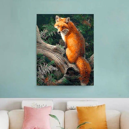 ArtVibe™ DIY Painting By Numbers - Fox (16"x20" / 40x50cm) - ArtVibe Paint by Numbers