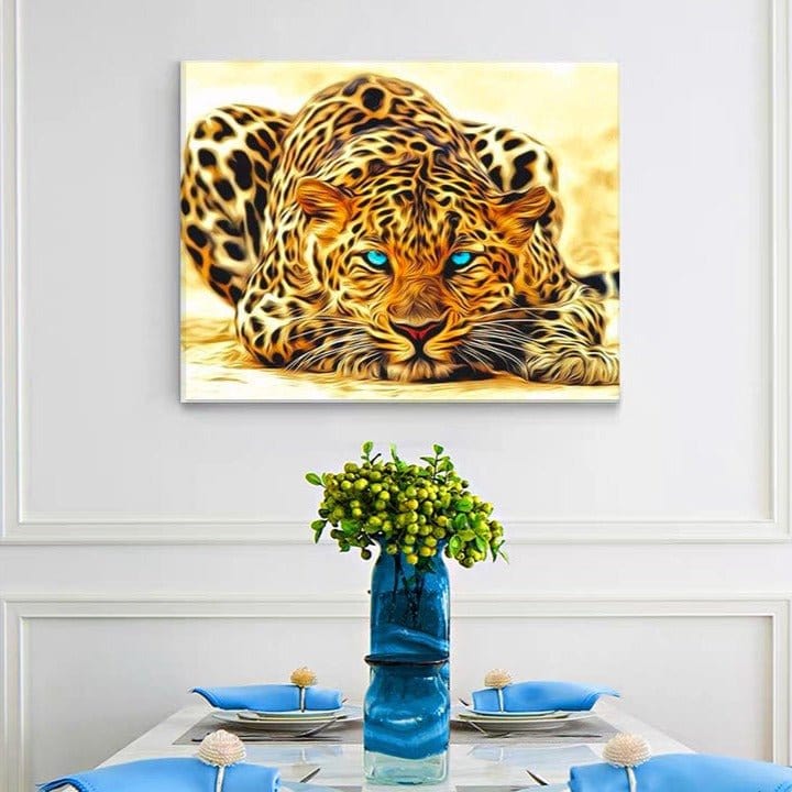 ArtVibe™ DIY Painting By Numbers - Leopard (16"x20" / 40x50cm) - ArtVibe Paint by Numbers