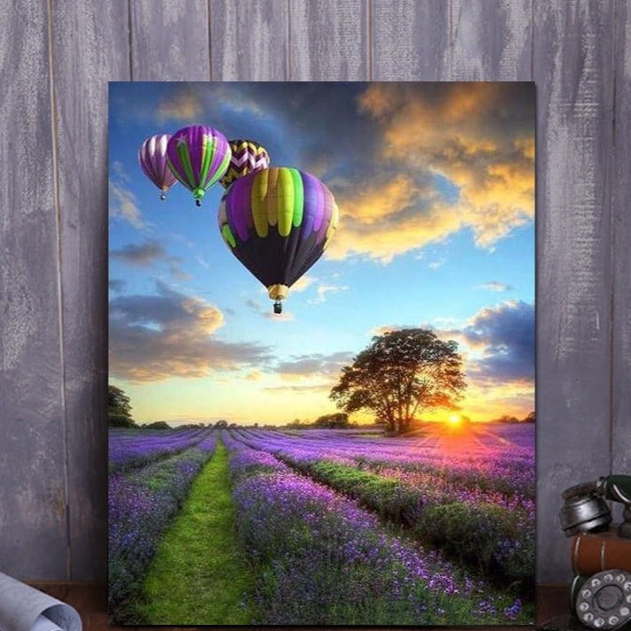 ArtVibe™ DIY Painting By Numbers - Romantic Balloon (16"x20" / 40x50cm) - ArtVibe Paint by Numbers