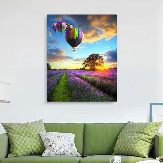 ArtVibe™ DIY Painting By Numbers - Romantic Balloon (16"x20" / 40x50cm) - ArtVibe Paint by Numbers