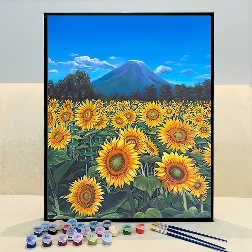 ArtVibe™ DIY Painting By Numbers -Sunflowers (16"x20" / 40x50cm) - ArtVibe Paint by Numbers