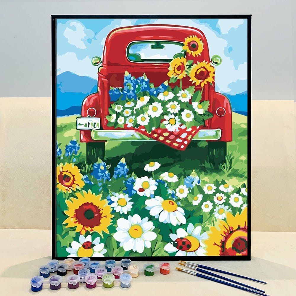 ArtVibe™ DIY Painting By Numbers -Sunflowers (16"x20" / 40x50cm) - ArtVibe Paint by Numbers