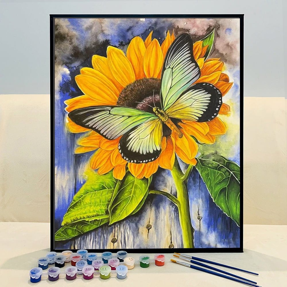 ArtVibe™ DIY Painting By Numbers -Sunflowers (16"x20" / 40x50cm) - ArtVibe Paint by Numbers