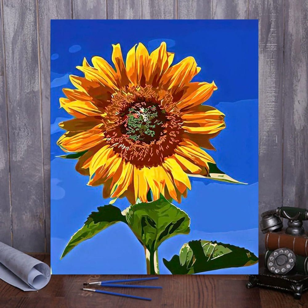 ArtVibe™ DIY Painting By Numbers -Sunflowers (16"x20" / 40x50cm) - ArtVibe Paint by Numbers