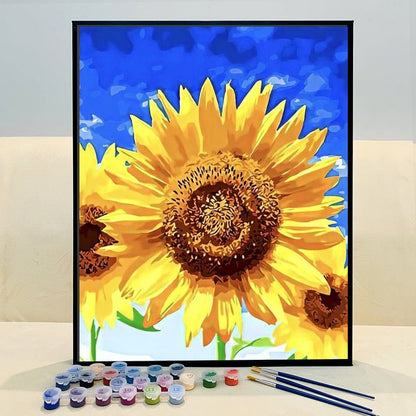 ArtVibe™ DIY Painting By Numbers -Sunflowers (16"x20" / 40x50cm) - ArtVibe Paint by Numbers