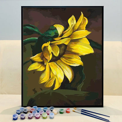 ArtVibe™ DIY Painting By Numbers -Sunflowers (16"x20" / 40x50cm) - ArtVibe Paint by Numbers