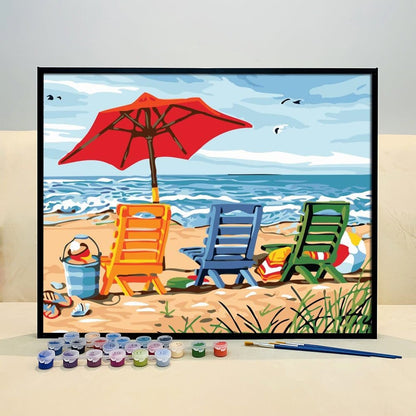 ArtVibe™ DIY Painting By Numbers - Vacation (16"x20" / 40x50cm) - ArtVibe Paint by Numbers