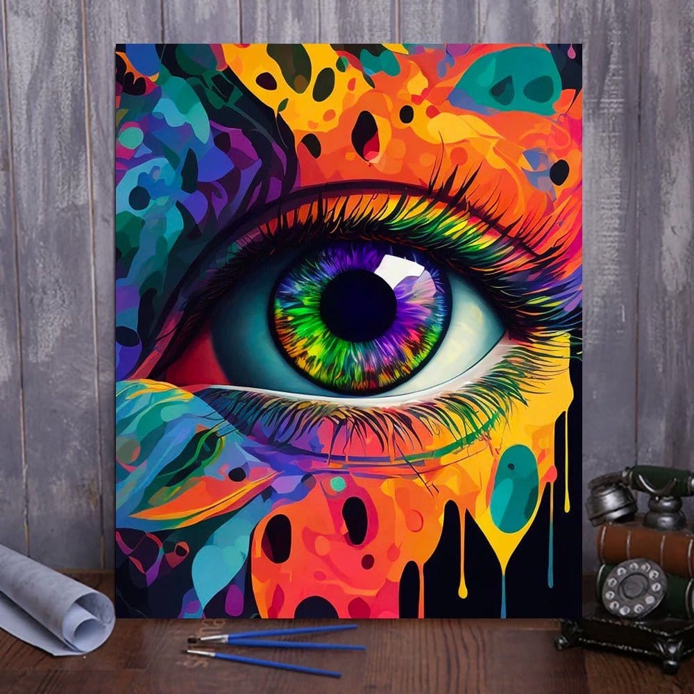 ArtVibe™ Mystical Eyes Collection (EXCLUSIVE) - Ambition (16"x20") - ArtVibe Paint by Numbers